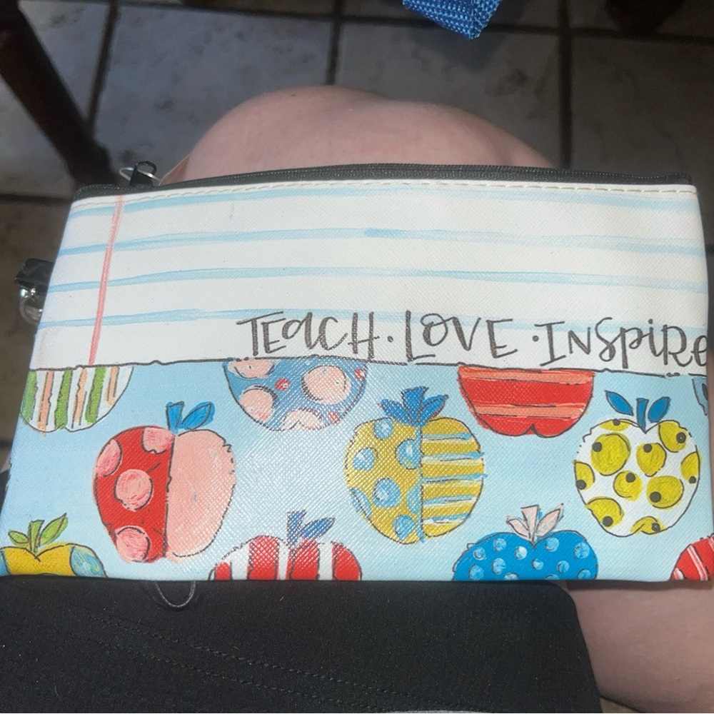 Colorful Inspirational Cosmetic Bag